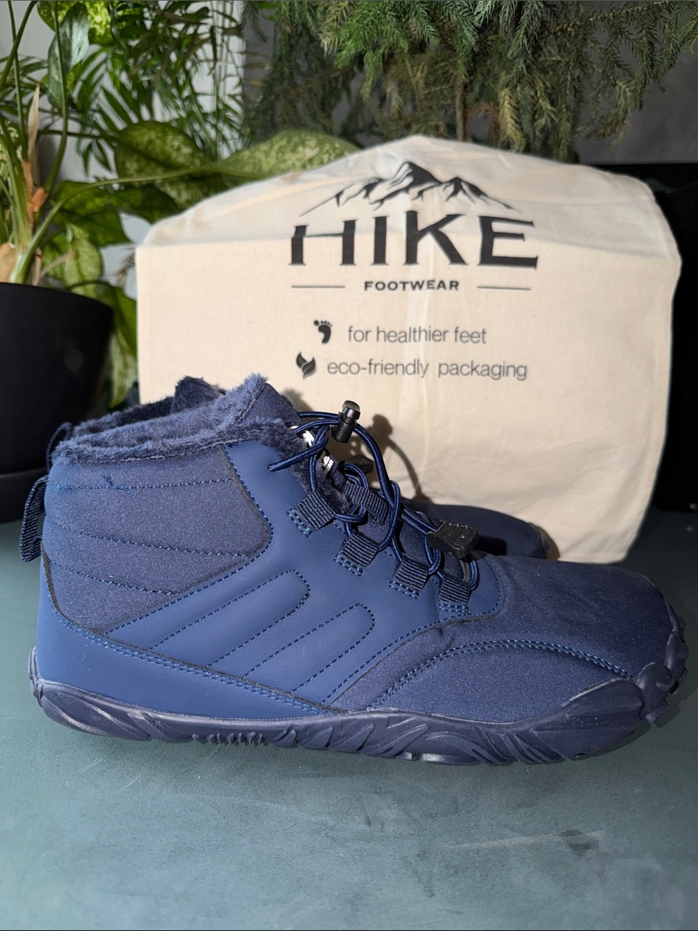 Hike Footwear Navy Winter Ankle Shoe